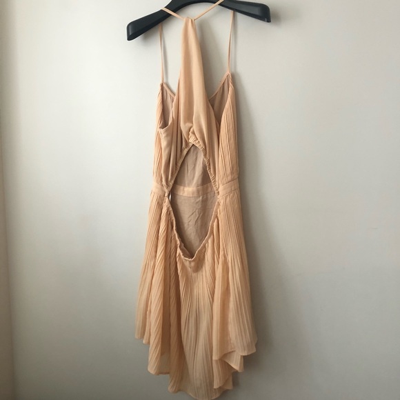 ISABEL LU Pleated Peach Dress - Picture 7 of 8